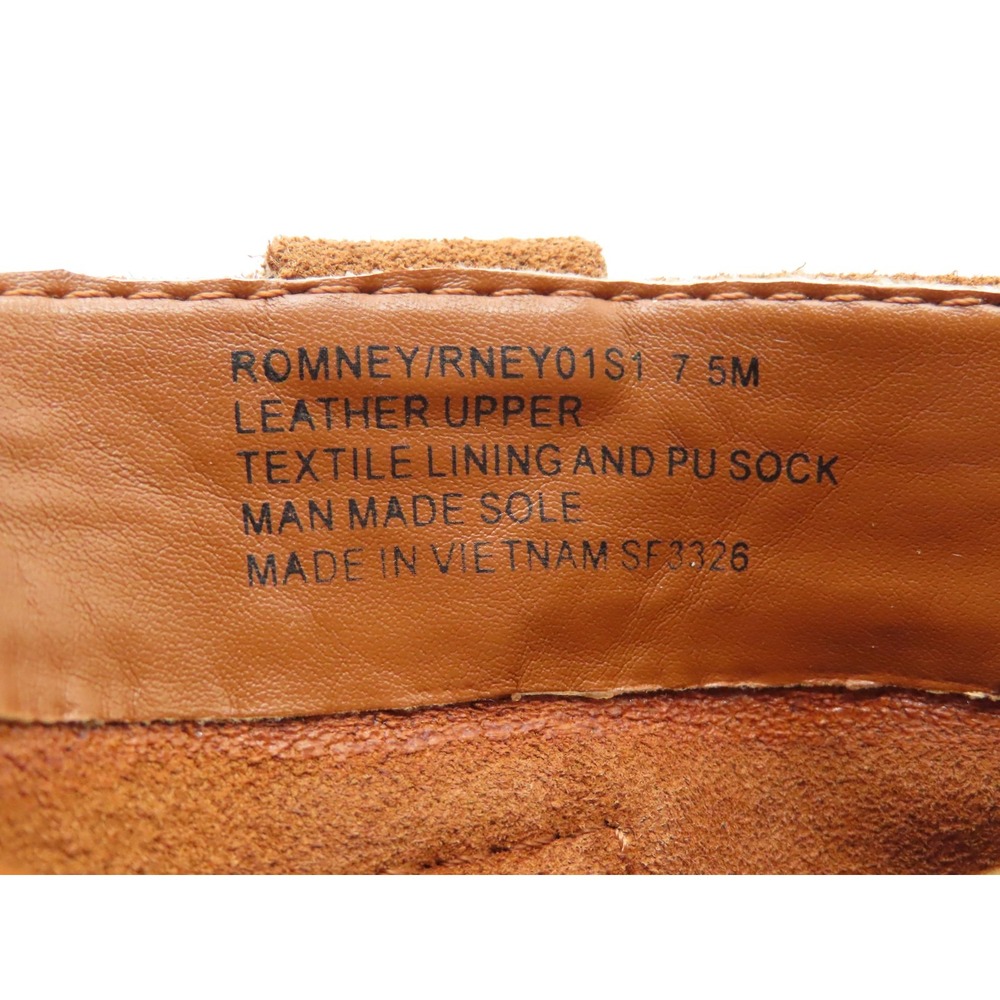 Steve Madden Boots Womens Size 7.5 Brown Suede Romney Ankle Block Heel Booties - Picture 7 of 8